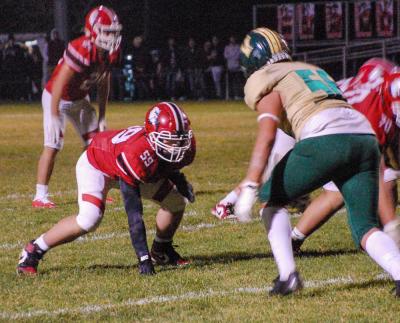 Galen Revell gets ready to make a play. Photo by Mari Huglin