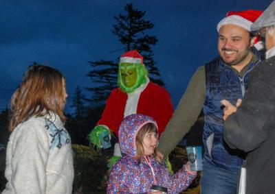 The Grinch made a surprise appearance in Rochester.