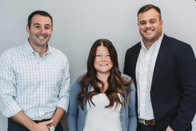 Southcoast Insurance Group founder Nick Daddona of Marion, insurance agent Chrissy McKay of Mattapoisett and insurance producer Chase Wingate of Mattapoisett. Source: Southcoast Insurance Group