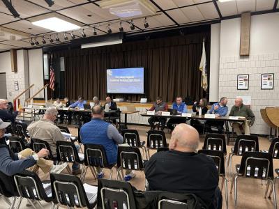 Members of the public and town governments gathered at Old Colony to listen to possible solutions. 