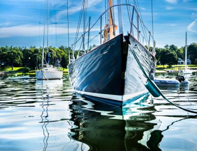 Zhou honors the maritime culture of Marion in photos such as "Water Lights."