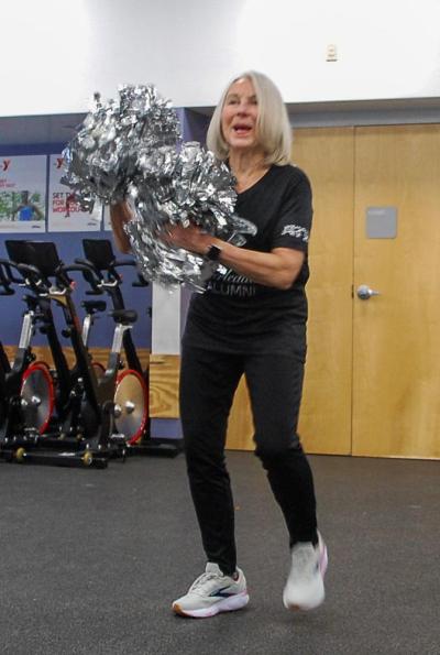Botelho practices her routine at the Wareham YMCA.