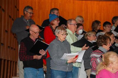 Singers are from all over the South coast including the Tri-towns and even Mashpee.