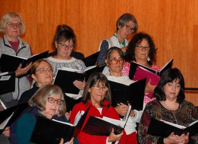 The choir takes on harder songs and some classic sing-a-long carols.