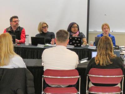 The Old Rochester Regional School District school committee discussed the high school's career development program at its Thursday, Jan. 15 meeting. Photo by Grace Roche