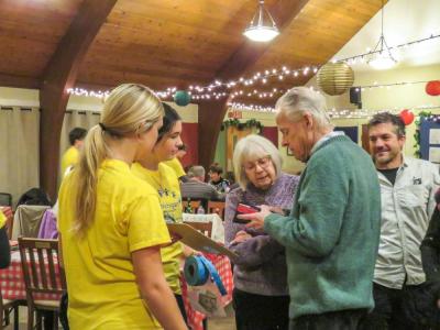 The youth of Saint Gabriel's Episcopal Church held a spaghetti dinner fundraiser for their trip Saturday, Jan. 24. Photos by Grace Roche