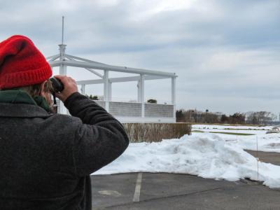 Harris sometimes helps lead lands trust events, especially nature walks. 