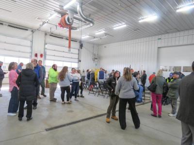 Many Marion residents filled the newly opened building to celebrate the completion of a years-long project. 