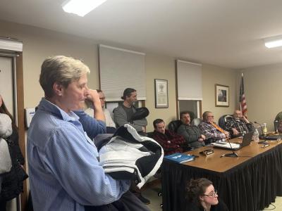 Deb Carr was among many residents who attended the meeting and expressed concern over the rezoning proposal. 