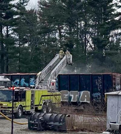 Fire personnel quickly put out the fire. 