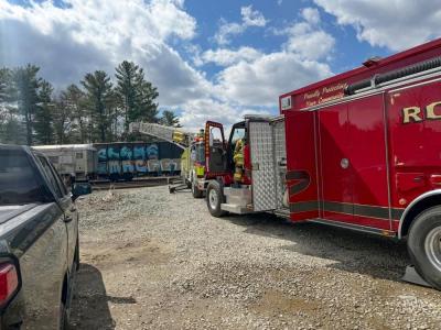 The fire occurred at the Rochester waste facility. 