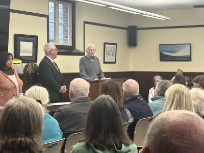 William Coquilette is re-running as a library trustee. 