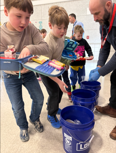 Rochester Memorial students compost their food. 