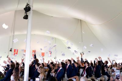 The class of 2026 celebrates its graduation. 