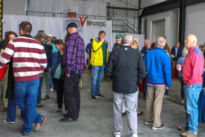 Friends, customers and community members attended the celebration. 