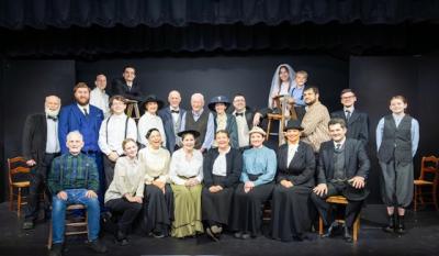 Cast is made of nearly 30 people, unusually large for productions at the Marion Art Center. 