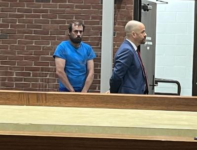 Theodore Labelle appeared at Wareham District Court for a dangerousness hearing Friday, Aug. 14. Photo by Grace Roche