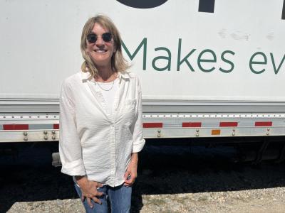 Liz Reilley, owner of Jonathan Sprouts. 