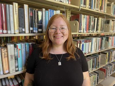 Kayla King recently became the Elizabeth Taber Library's new executive director. Photo by Grace Roche