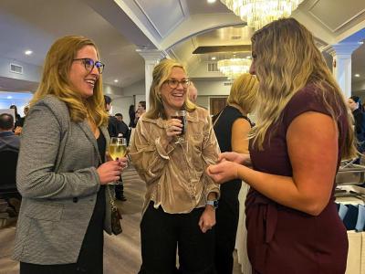 School community members gathered at Century House in Acushnet for a charity gala. Photo by Tanvi Kulkarni