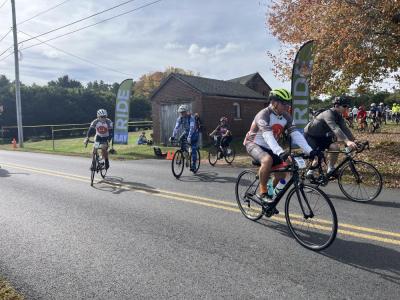 The ride ended in Falmouth. 