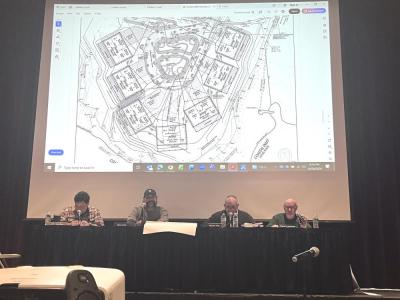 The Conservation Commission held its first hearing for proposed construction on Mahoney's Lane. 