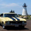 A Chevrolet Camaro SS pulls out of Ned’s Point.