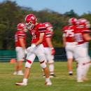 Henry Berry walks off from a play. Photos by Mari Huglin 