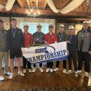 Old Rochester celebrates their state championship. From left to right: Coach Carroll, August Herbert, Luke Pierre, Brady Mills, Jack Czerkowicz, Brenden Fuller, John Bongiorno, and Head Coach Chris Cabe. Source: ORRHS Facebook Page Old Rochester celebrates their state championship. From left to right: Coach Carroll, August Herbert, Luke Pierre, Brady Mills, Jack Czerkowicz, Brenden Fuller, John Bongiorno, and Head Coach Chris Cabe. Source: ORRHS Facebook Page