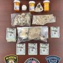 The contraband seized by the Marion Police Department and Massachusetts State Police after the Oct. 27 initial arrest. Source: Marion Police Department Facebook The contraband seized by the Marion Police Department and Massachusetts State Police after the Oct. 27 initial arrest. Source: Marion Police Department Facebook
