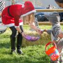 Lauren Roberts hands out candy to a small but mighty shark. Lauren Roberts hands out candy to a small but mighty shark.