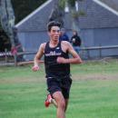 Noah Robert-Howley races to the finish line.