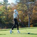 John begins his round.  John begins his round.