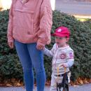 A baseball player gets ready to get some treats. 