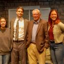The cast of "Proof" from left to right: Jade Beauregard, Oliver Asker, Donn Tyler and Charlotte Baxter.