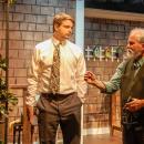Rick Sherburne (right) directs Oliver Asker who plays Hal in "Proof". Photos by Mari Huglin  