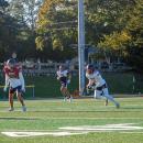 Trey Grant rushes to get yards.