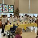 Old Rochester Regional Junior High School students served their community at the Council on Aging.
