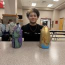 Some chose to stay at Old Rochester and paint buoys for the Marion Buoys of Hope. Source: ORRHS Facebook Page