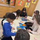 Students make crafts together at Old Hammondtown. Source: ORRHS Facebook Page