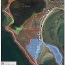 The Pine Islands and Strawberry Point, new MLT lands outlined in red. Source: Mattapoisett Land Trust