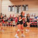 Senior Maya Morrison and her team score a point. Photo by Grace Ann Natanawan. 