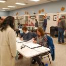 Rochester residents voted at the Rochester Council on Aging. 