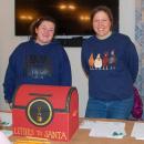 Letters to Santa were a popular evening activity.