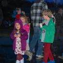 Kids waited to say hello to Santa.