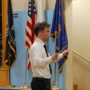 The Old Hammondtown conductor directs his student band.