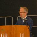 Rep. Mark Slyvia at an event. Photo by Mari Huglin