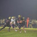 Mason Foye gets ready to run for the touchdown.