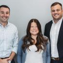 Southcoast Insurance Group founder Nick Daddona of Marion, insurance agent Chrissy McKay of Mattapoisett and insurance producer Chase Wingate of Mattapoisett. Source: Southcoast Insurance Group