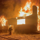 The home at 524 Snipatuit Road in Rochester was deemed a total loss after a serious house fire Jan. 23. Source: Rochester Fire Department